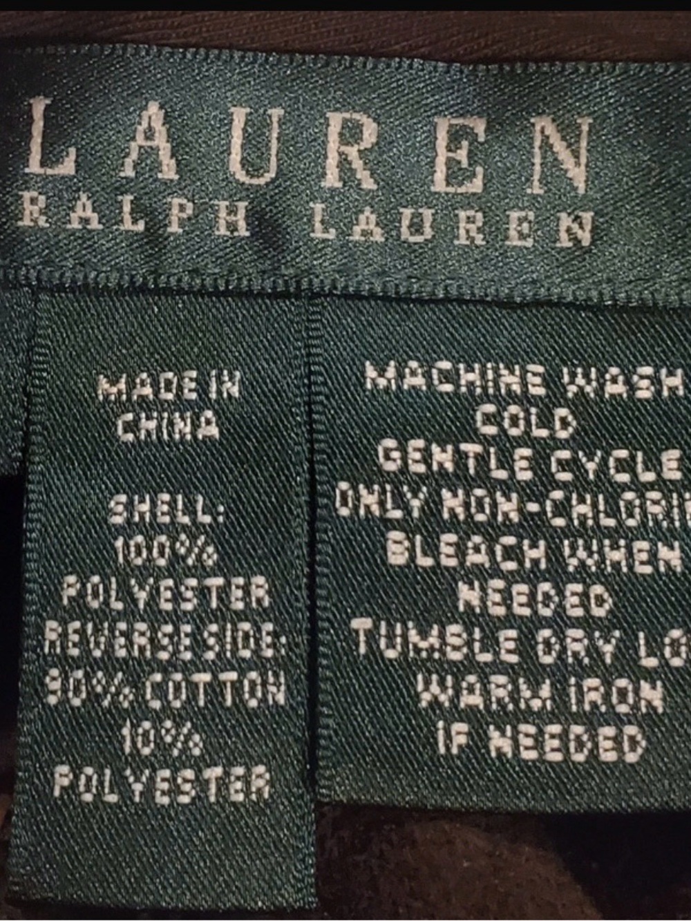 Lauren Ralph Lauren Quilted Zip Vest Women's Medium Reversible - Picture 4 of 4